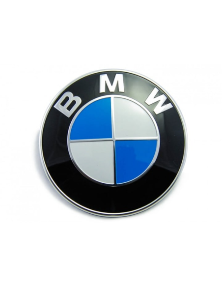 Compatible BMW Emblem for Hood or Trunk 78 mm, Blue
