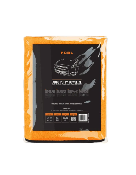 Prosop din microfibra de inalta calitate ADBL Puffy towel XL 60x90 CM