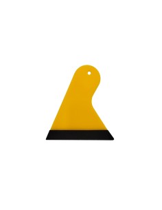 Plastic scraper for anti-scratch film installation