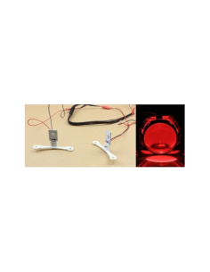 Set 2 LED lights Devil Eyes red