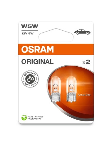 2 db W5W izzó készlet, 12V, 5W, Osram