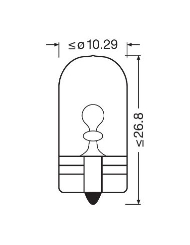 2 db W5W izzó készlet, 12V, 5W, Osram