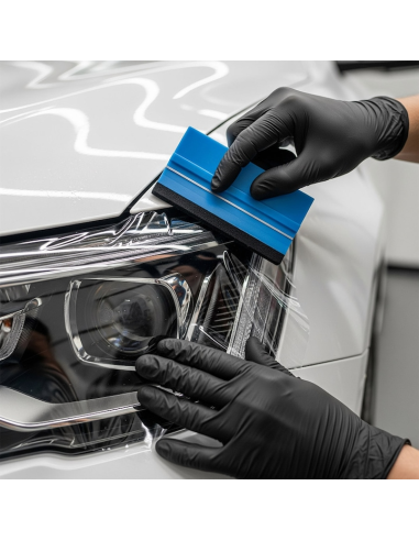 Transparent protective film for headlights /...