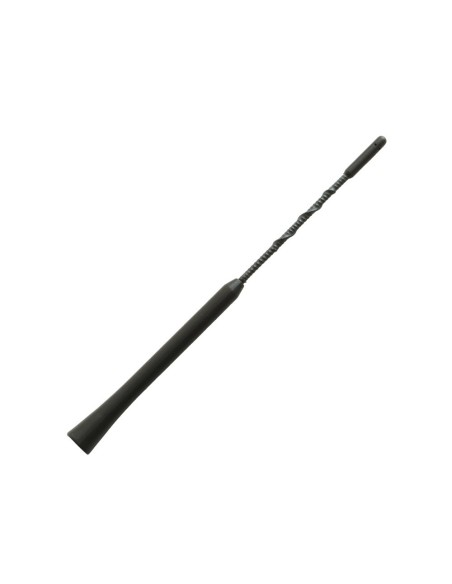 Black Exterior Car Antenna 24 cm with 2 Adapters (5-6MM)