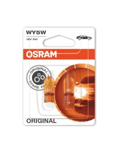 2 db 12V WY5W Eredeti Bliszter Osram