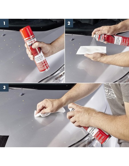 Solution for removing natural resin and bird droppings 400 ML