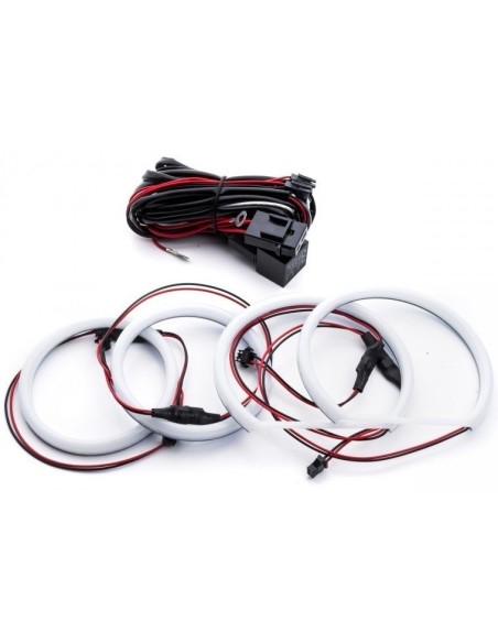 Kit Angel Eyes LED COTTON for BMW X5 E70 2x100mm + 2x158mm