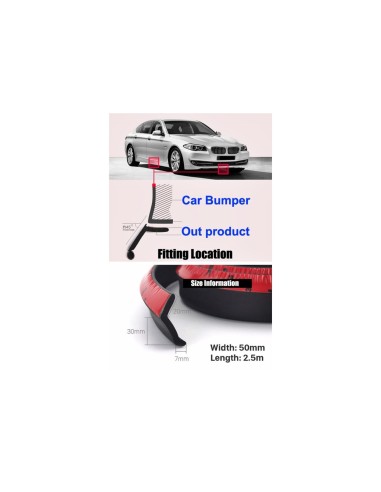 Carbon Bar Extension, rubber, front, rear or...