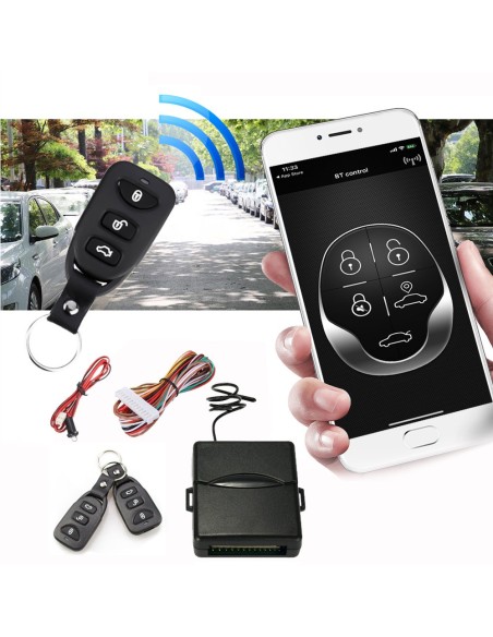 Bluetooth Central Locking Module with 2 Remotes and Phone Control KD-530BL
