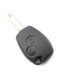 Key case with 2 buttons and stainless steel battery...