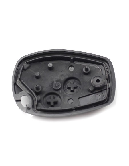Key case with 2 buttons and stainless steel battery holder for Dacia/Renault