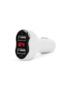 Car charger adapter with connection to car socket 2 x...
