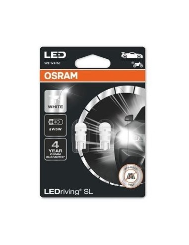 Σετ 2 Λαμπτήρες LED Αυτοκινήτου Osram λευκό...