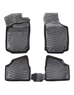 Rubber tray mat set for Opel Combo C 2001-2011