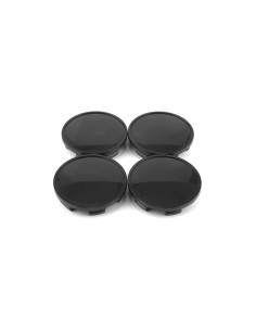 Set of 4 Black Alloy Wheel Caps 56mm, Universal