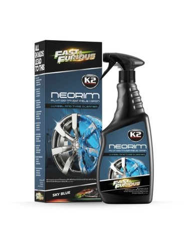K2 Neorim Blue Fast & Furious Wheel Cleaning...