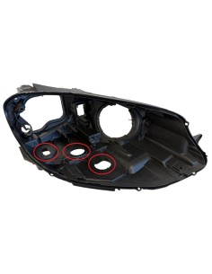 Right headlight housing for Golf 7 / Golf VII Without...