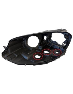Left headlight housing for Golf 7 / Golf VII Without...