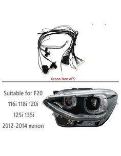 Left headlight wiring harness for BMW 1 Series F20, F21...