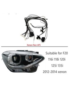 Right headlight wiring harness for BMW Seria 1 F20, F21...