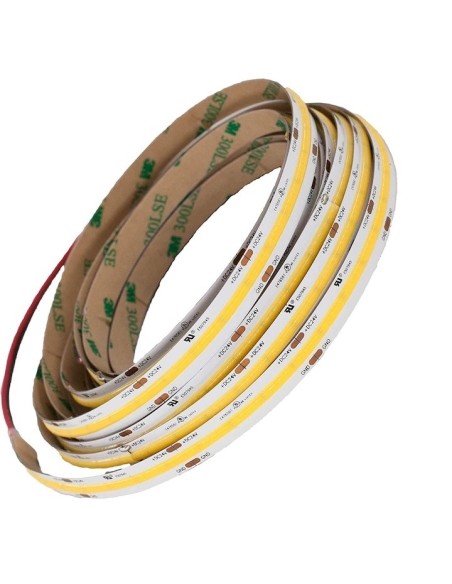 COB LED szalag tekercsben, 5 méter, semleges fehér 4000k, 320 LED/méter, 12V DC