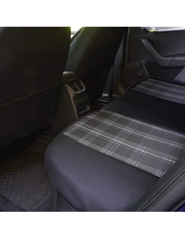 Black-Grey Sports Seat Cover Set, Universal,...